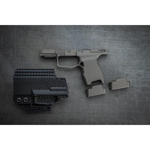 Picture of Juggernaut JT P365 Grip Module with Manual Safety and Two 10rd XL Base Plates Grey P365-XL10RD-TS-ADG