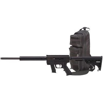Picture of Just Right Carbine Gen3 Safe Takedown Rifle 9mm Luger 10rd Glock Style Magazine 17" Barrel Black 17in Thordsen Stock w/Slingpack JRC9CPSAG3-UB/BL