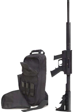 Picture of Just Right Carbines Just Right Carbines Gen 3 JRC Takedown Combo Rifle 9mm 17 in. Black Threaded Glock Mag JRC9CPG3-TB/BL