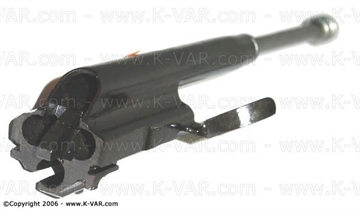 Picture of K-Var Bolt Carrier Assembly with Gas Piston and Curved Handle for 5.45x39mm AK74 Rifles AK-053