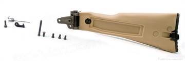 Picture of K-Var Desert Sand Side-Folding Buttstock Assembly AK-LSFDSHR
