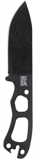Picture of Ka-Bar Becker Necker 3.25" Fixed Drop Point Plain Black 1095 Cro-Van Blade, Black 1095 Cro-Van Handle, Includes Sheath BK11
