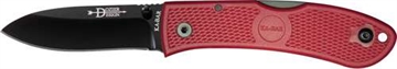 Picture of KA-BAR DOZIER HUNTER KNIFE 7.25 OAL 3 IN FOLDER DROP POINT BLADE RED G10 GRIPS P/CLIP 4062RD