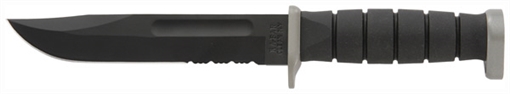 Picture of KA-BAR KNIVES D2 EXTREME KNIFE 7" SERR W/PLASTIC SHEATH 1282