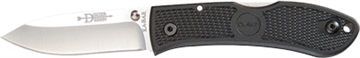 Picture of Ka-Bar Dozier Hunter 3" Folding Drop Point Plain AUS-8A SS Blade, Black Zytel Handle, Includes Pocket Clip 4062
