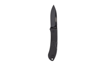 Picture of KA-BAR Knives Dozier Hunter, Folding Knife, 3" Drop Point Blade, 7.25" Overall Length, Plain Edge, S35VN Blade Steel, Matte Finish, Black, Black Zytel Handle 4062S35