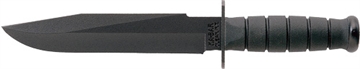 Picture of KA-BAR Knives KA-BAR, Fighter, Fixed Blade Knife, 8" Blade Length, 12.8" Overall Length, Clip Point, 1095 Cro-Van Steel, Matte Finish, Black, Includes Plastic Sheath 1269