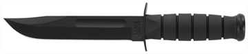 Picture of Ka-Bar Ka-Bar Fixed Knife 7" Clip Point Blade Black with Sheath 1213