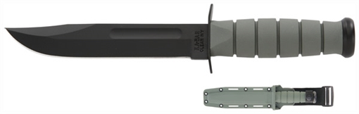 Picture of KA-BAR KNIVES FIGHTING/UTILITY KNIFE 7" W/PLASTIC SHEATH F-GREEN 5011