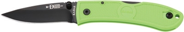 Picture of KA-BAR KNIVES MINI DOZIER FOLDER 2.25" ZOMBIE GREEN 4072ZG