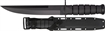 Picture of KA-BAR MODIFIED TANTO 8" PLAIN EDGE BLADE W/HARD PLASTIC SHTH K1266
