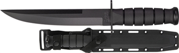 Picture of KA-BAR MODIFIED TANTO 8" PLAIN EDGE BLADE W/HARD PLASTIC SHTH K1266