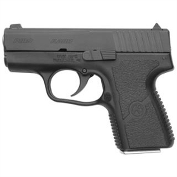 Picture of Kahr Arms PM 40 S&W Caliber with 3.10" Barrel, 5+1 or 6+1 Capacity, Black Finish Frame, Serrated Matte Black Stainless Steel Slide & Textured Polymer Grip PM4044N