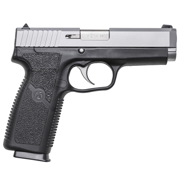 Picture of Kahr Arms MK *CA Compliant 9mm Luger 3" 6+1,7+1 Matte Stainless Steel Textured Wraparound Black Nylon Grip Tritium Night Sights M9093NA