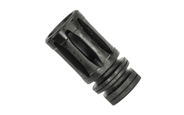 Picture of KAK Industry A2 Birdcage Flash Hider, 556NATO, Fits AR-15, Phosphate Finish, Black A2-BIRDCAGE