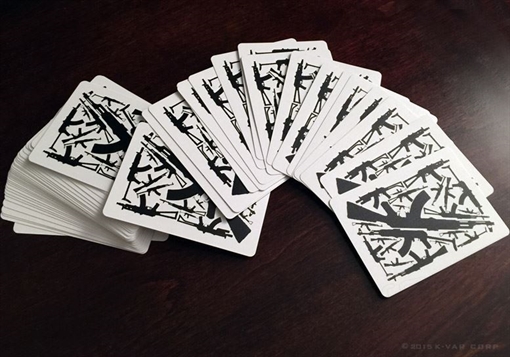 Picture of Kalashnikov AK Rifle Playing Cards AK-CARDS