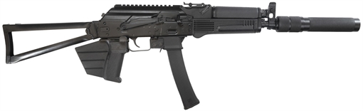 Picture of KALASHNIKOV USA KALI 9 RIA 9MM 18IN BBL IR BLK FXD STOCK FIN GRIP 10RD MAG FAUX SUPRESSOR KALI 9 KALI9