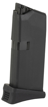 Picture of KCI USA Glock 43 Handgun Magazine 9mm Luger 6/rd Black with Grip Extender KCI-MZ053 KCIMZ053