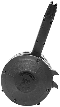 Picture of Kci Usa Inc Glock 50rd Drum 9mm Luger Black Polymer Fits Double Stack Glock KCIMZ027