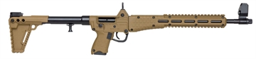 Picture of KelTec Sub 2000 Gen 2 9mm Tan Semi-Automatic 15 Round Rifle KEL-SUB2K9GLK19BTANHC