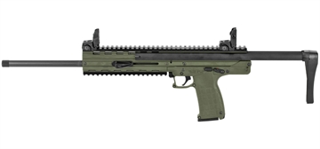 Picture of Kel-Tec CMR-30, Carbine, Semi-automatic, 22WMR, 16" Barrel, Green, Synthetic Stock, 2 Magazines, 30Rd CMR30GRN
