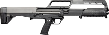 Picture of Kel-Tec KSG, Pump Action Shotgun, 410 Bore, 3" Chamber, 18.5" Barrel, Matte Finish, Black, Synthetic Stock, Tactical Handguard with Rails, 7+7 Rounds KSG410BLK