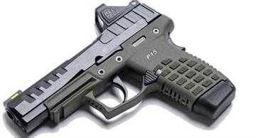 Picture of Keltec P15 Pistol 9mm 4 in. ODG w/Virdian RFX11 15 rd. P15GRNOPTIC