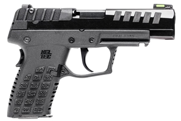 Picture of Kel-Tec P15, Striker Fired, Semi-automatic, Polymer Frame Pistol, Compact, 9MM, 4" Barrel, Matte Finish, Black, Hi-Viz Fiber/Tritium Front Sight, 2 Magazines, 10 Round, California Compliant P15BLKCA