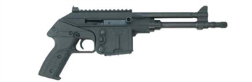 Picture of Kel-Tec PLR-16, Pistol, Semi-automatic, 223 Remington/556 NATO, 9.2" Barrel, Polymer, Black, Adjustable Sights, 10 Rounds, 1 Magazine PLR16BLK
