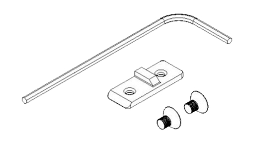 Picture of Kel-Tec Mag Catch Kit Mag Catch Kit made of Steel with Black Finish for CZ 75 Sub 2000 Gen2 Magazines S2K205CZ75