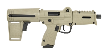 Picture of Kel-Tec SDP9TAN SUB SDP 9mm Luger 17+1 6" Threaded Barrel, Polymer Receiver w/Picatinny Rail, Polymer Folding Pistol Brace, Polymer Grip