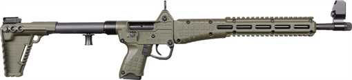 Picture of Kel-Tec SUB2000 Blued Green for Glock 23 40Cal 16" Barrel 13 Round Barrel Semi-Automatic Rifle SUB2K40GLK23BGRNHC SUB2K40G23BGRN