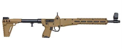 Picture of Kel-Tec SUB2000 Blued Tan for Glock 23 40Cal 16" Barrel 13 Round Semi-Automatic Rifle SUB2K40GLK23BTANHC