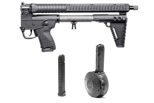Picture of BUNDLE - Kel-Tec Sub2k Gen 3 - Black 15rd w/ KCI 9mm Glock Drum & KCI 9mm Glock 33rd Mag SUB2K9GLKBLK-KCI-MZ027-KCI-MZ008