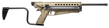 Picture of Kel-Tec R50 5.7x28mm 50+1 16.10" Threaded Barrel, Tan Receiver & Polymer Grip, Side-Folding Stock, Adjustable Sights, QD Sling Mount R50TAN