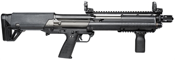 Picture of Kel-Tec KSG Defender Bullpup Frame 12 Gauge Pump 3" 7+1 18.50" Black Steel Barrel, Black Picatinny Rail Aluminum Receiver, Black Adj Cheek Riser Polymer Stock, Black Magpul Vertical Grip KSGBLKD