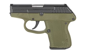 Picture of Kel-Tec P32, Double Action Only, Semi-automatic, Polymer Frame Pistol, Sub-Compact, 32 ACP, 2.7" Barrel, Matte Finish, OD Green, Fixed Sights, 7 Rounds, 1 Magazine P32BGRN