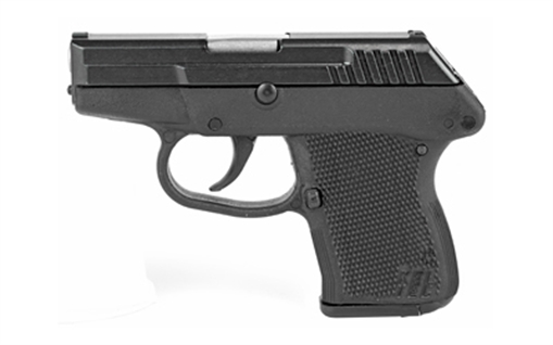 Picture of Kel-Tec P-32 32 ACP Caliber with 2.68" Barrel, 7+1 Capacity, Blued Finish Aluminum Frame, Serrated Blued Steel Slide & Black Polymer Grip P32BBLK