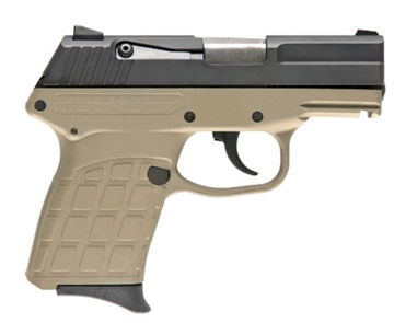 Picture of KelTec PF-9 Semi Auto Handgun 9mm 7rd Blued Slide Tan Polymer Frame KEL-PF9BTAN