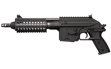 Picture of Kel-Tec PLR-16, Pistol, Semi-automatic, 223 Remington/556 NATO, 9.2" Barrel, Polymer, Black, Adjustable Sights, 10 Rounds, 1 Magazine, Muzzle Brake, Handguard PLR-16R