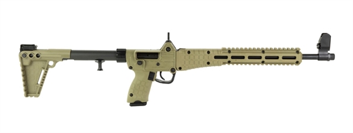Picture of KELTEC SUB 2000 GLK 17 RIA 9MM 16" LIGHTWEIGHT BLUED TAN GRIP 10RD SUB2K9GLK17BTAN KEL-SUB2K9GLK17BTAN