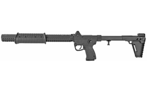 Picture of Kel-Tec Sub CQB, Semi-automatic, Suppressed Rifle, 16.25" Barrel, 9MM, Black, Polymer Grip, 17Rd, Integrally Suppressed SUB2K9CQBGLK17BBLK