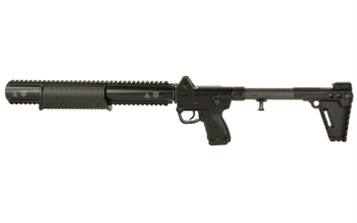 Picture of Kel-Tec Sub CQB, Semi-automatic, Suppressed Rifle, 16.25" Barrel, 9MM, Black, Polymer Grip, 15Rd, Integrally Suppressed SUB2K9CQBGLK19BBLK