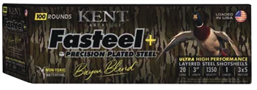 Picture of Kent Cartridge Fasteel + Precision Steel Sports South Exclusive Bayou Blend 20Gauge 3" 1oz 3x5Shot 100Per Box/2 Case *Case Only CC203FSP283X5