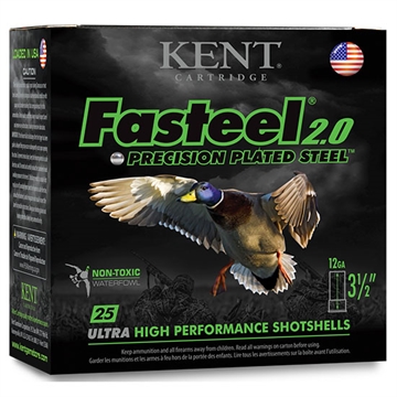 Picture of Kent Cartridge Kent Fasteel 2.0 Precision Plated Steel Load 12 ga. 3.5 in. 1 3/8 oz. BB Shot 25 rd. K1235FS40-BB K1235FS40BB