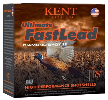 Picture of Kent Cartridge Kent Ultimate Fast Lead Upland Load 12 ga. 2.75 in. 1 1/4 oz. 4 Shot 25 rd. K122UFL36-4 K122UFL364