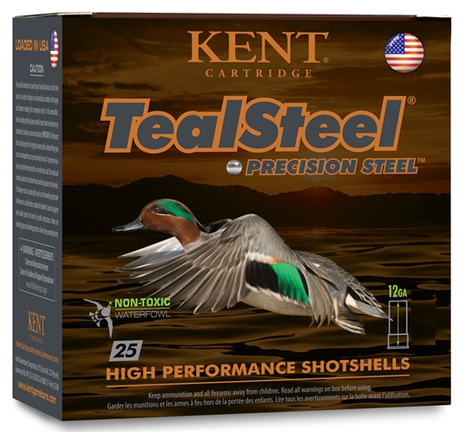 Picture of KENT CARTRIDGE TEALSTEEL 12GA 2.75 1-1/4OZ #5 25/10 KTS12365