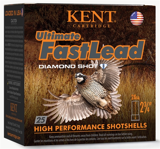 Picture of KENT CARTRIDGE ULTIMATE FASTLEAD 28GA 7/8OZ #7.5 25/10 K28UFL2475