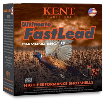 Picture of Kent Cartridge Ultimate Fast Lead 12Gauge 2.75" 1 1/4oz 6Shot 25 Per Box/10 Case K122UFL366