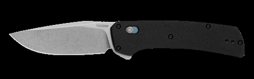 Picture of Kershaw Layup 3.40" Folding Drop Point Plain Stonewashed D2 Steel Blade, Black GFN Handle 2047